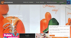 Desktop Screenshot of mandarinas.lt